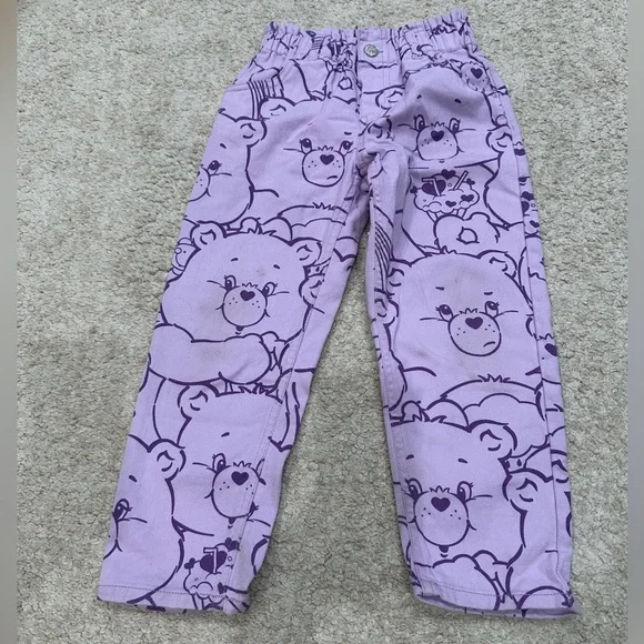 H&M x Care Bears Purple Toddler Jeans (5T) - Picture 1 of 3
